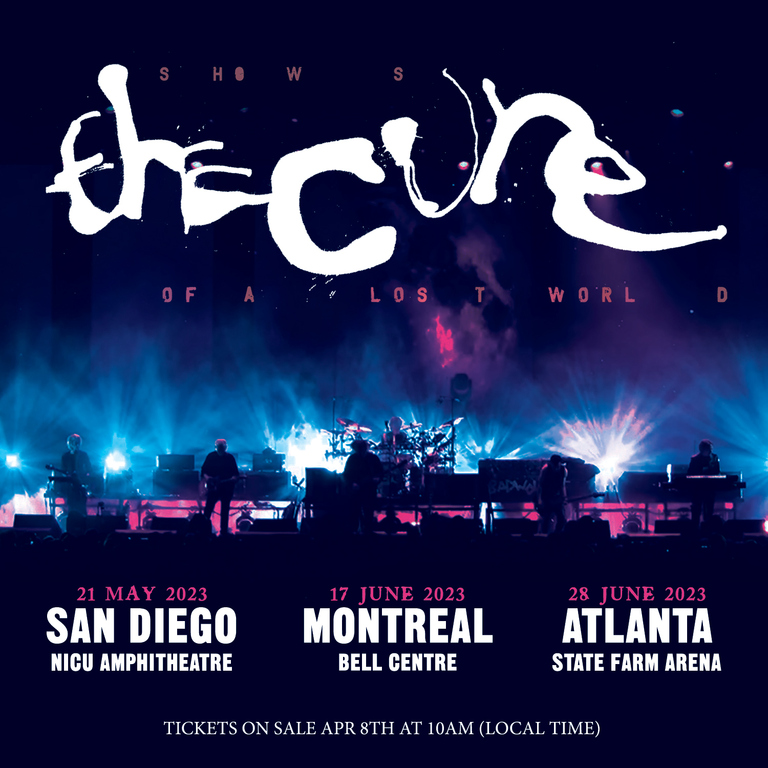 The Cure live concert: 2023-05-21 Chula Vista / San Diego - North Island  Credit Union Amphitheatre (USA/CA)